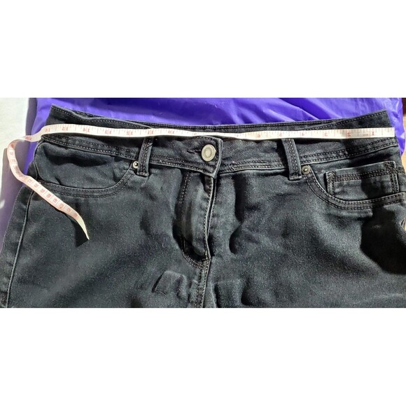 Covington Women Size 10 Black Stretch Jeans – Low Rise, Rhinestone, Cotton Blend - Picture 5 of 6